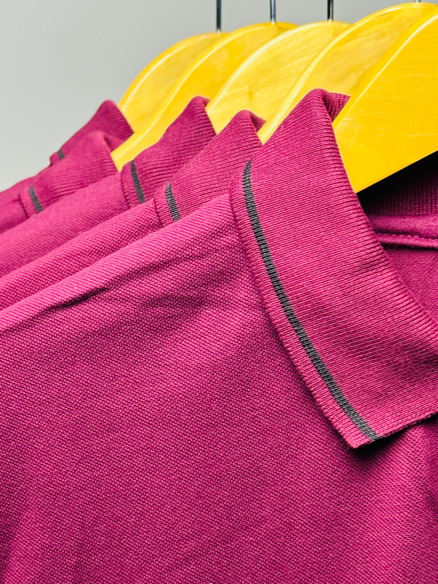 Maroon/Black Classic Polo