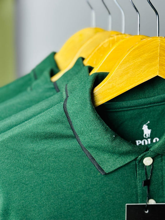 Green/Black Classic Polo