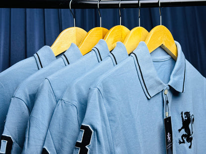 SkyBlue/Black Classic Giordano Polo