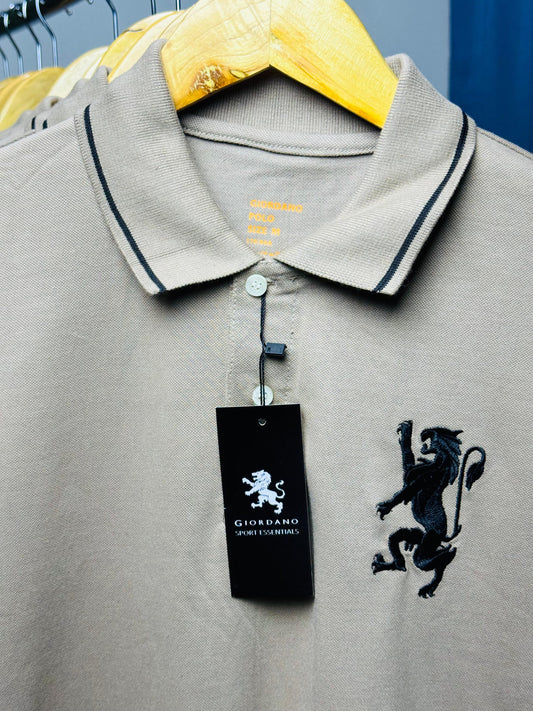 Beige/Black Classic Giordano Polo