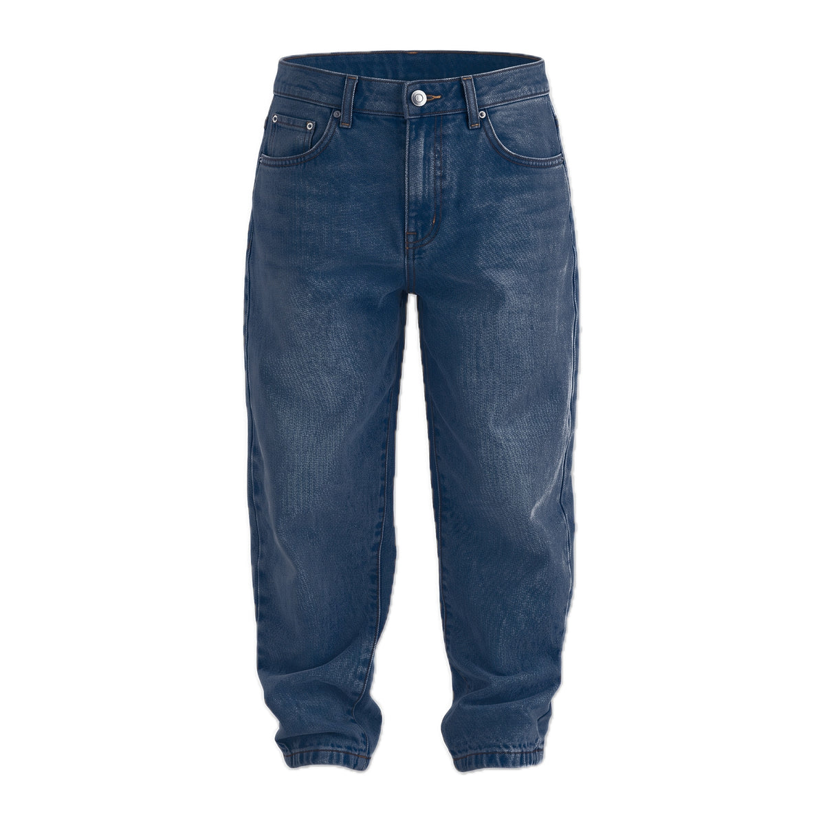 Boys' Tapered Jeans – Dark Blue, front