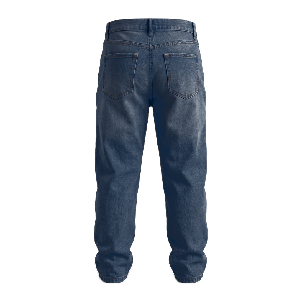 Boys' Tapered Jeans – Dark Blue, back