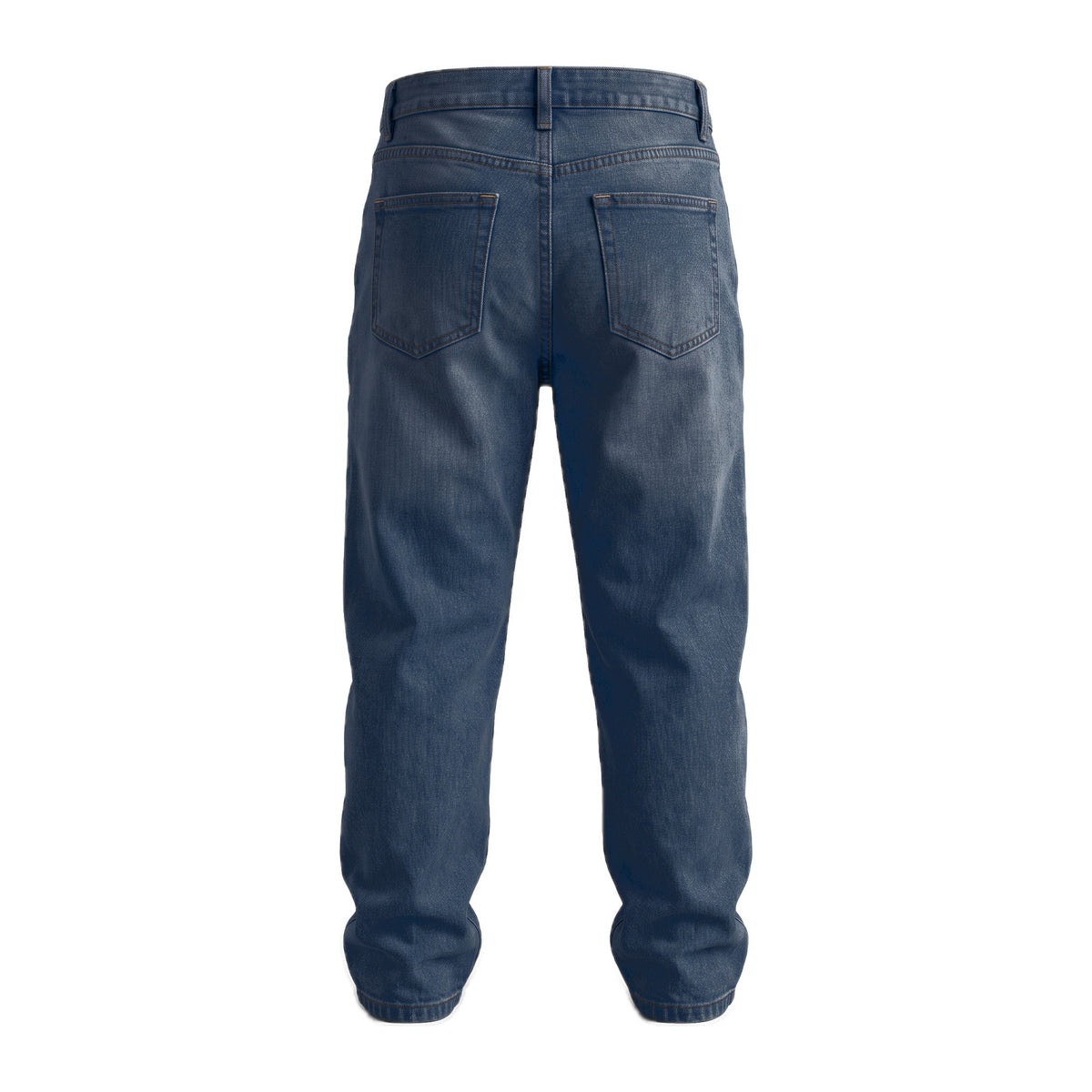 Boys' Tapered Jeans – Dark Blue, back