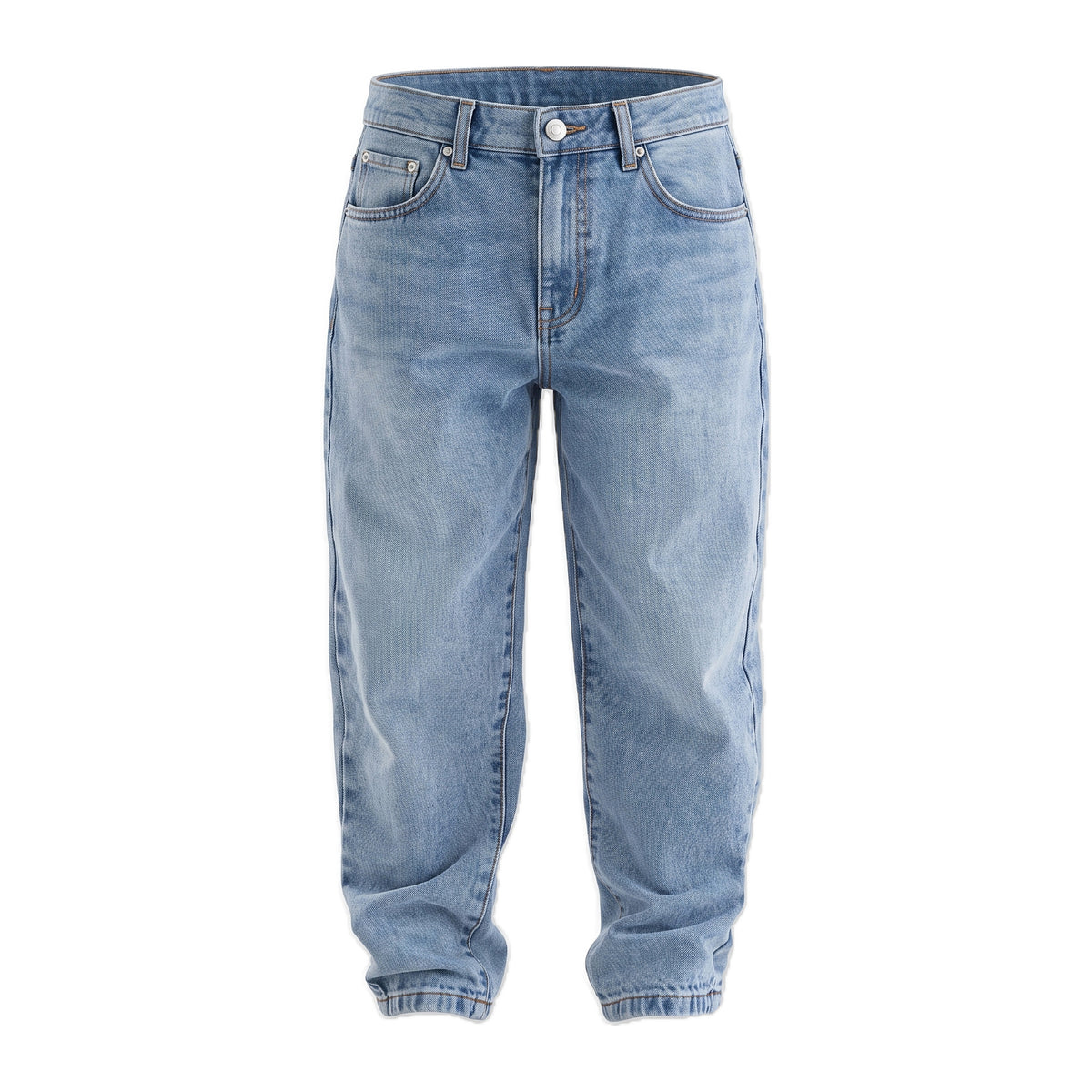 Boys' Tapered Jeans – Medium Blue, front