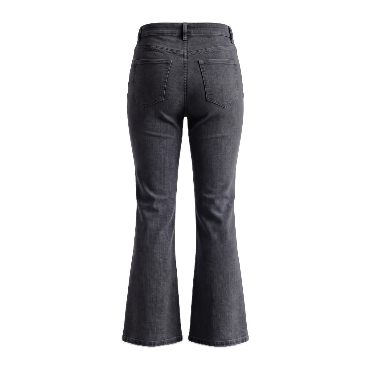 Girls' Flare Jeans – Black, back