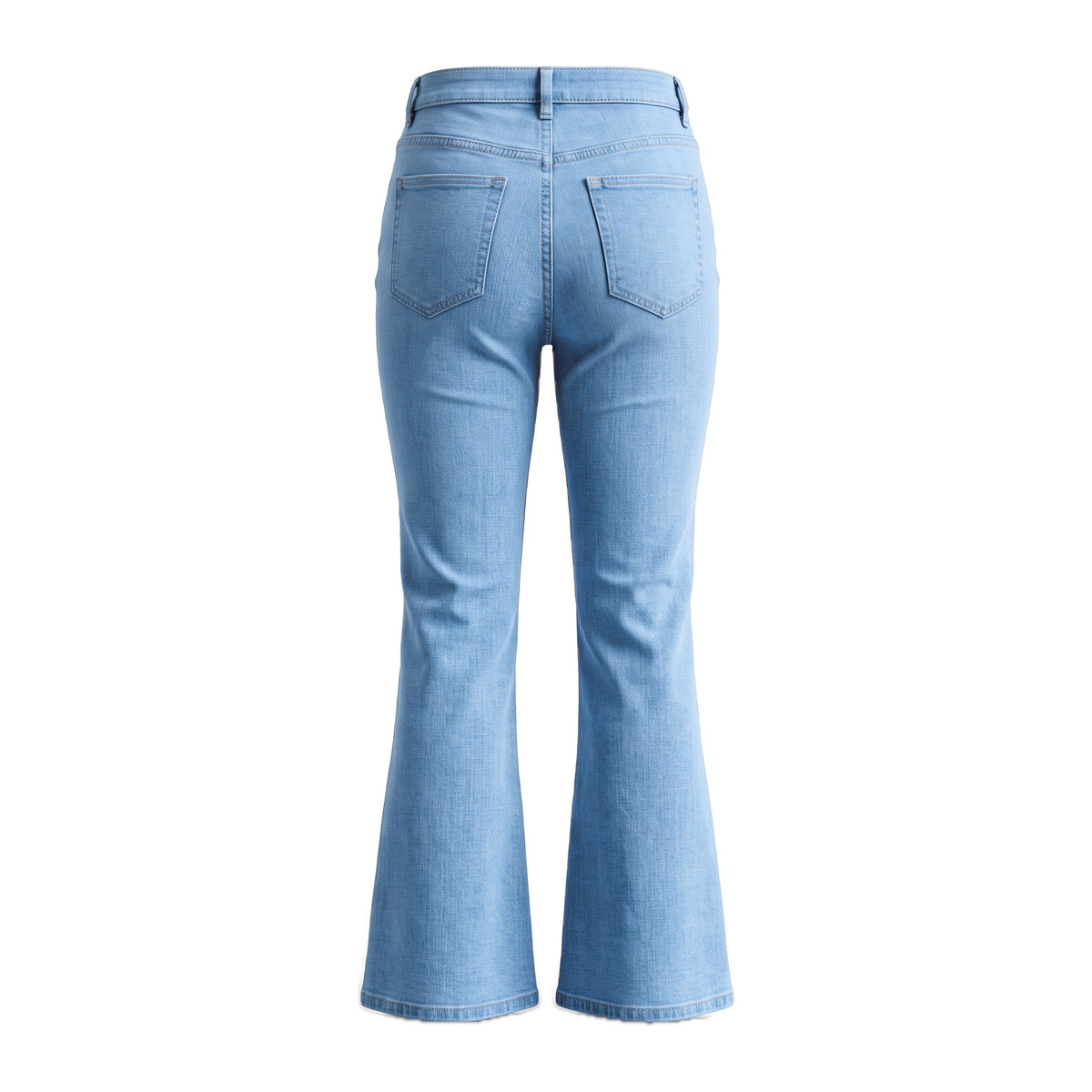 Girls' Flare Jeans – Light Blue, back
